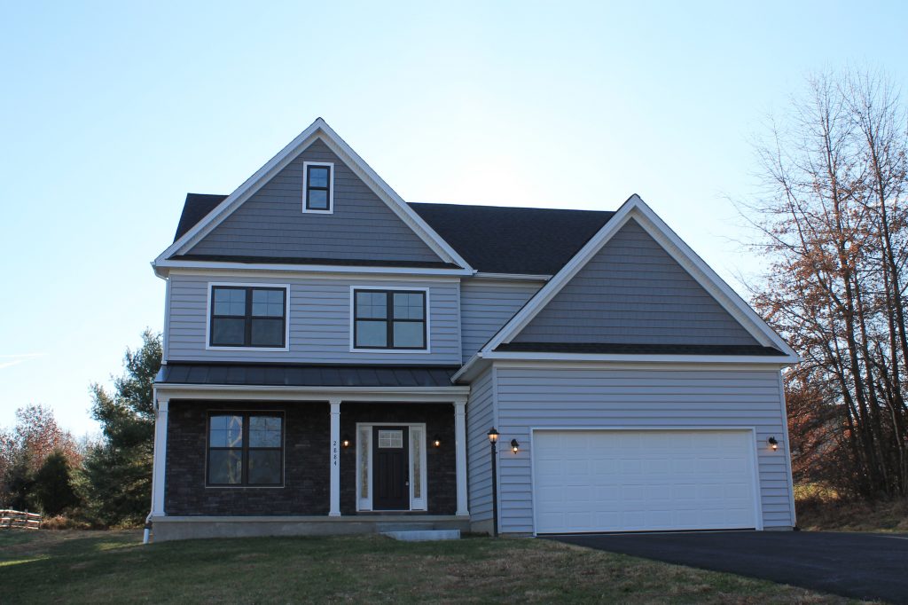 Front of a New Home From Rotelle Homes