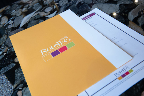 Folder of Financing Material for New Custom Home From Rotelle