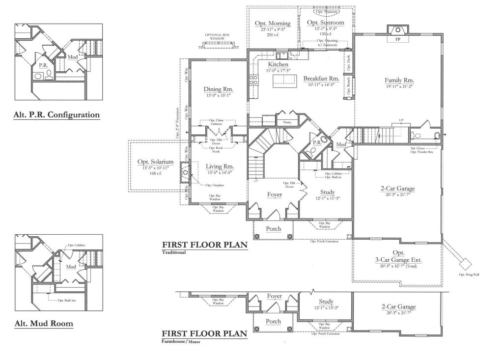 first floor floor plan for a rotelle chatham model