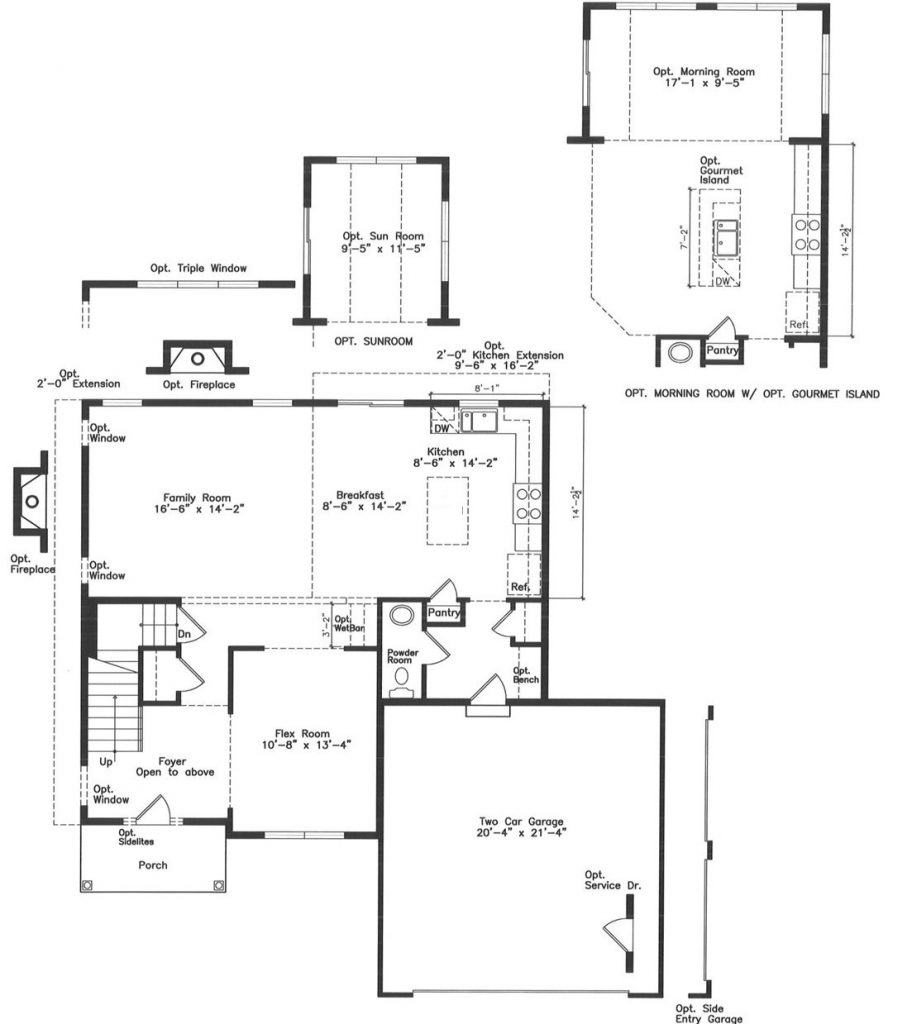Morgan-2-Story Floor Plan