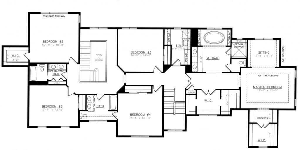 Wharton-2-Story Home Floor Plan Full
