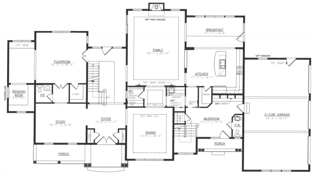 Wharton-2-Story Home Floor Plan
