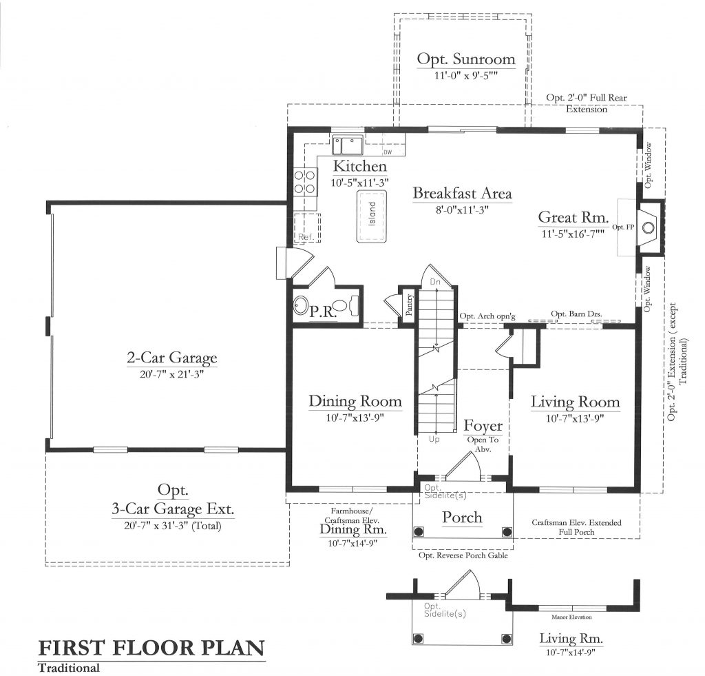 Randolph Two Story Floor Plan