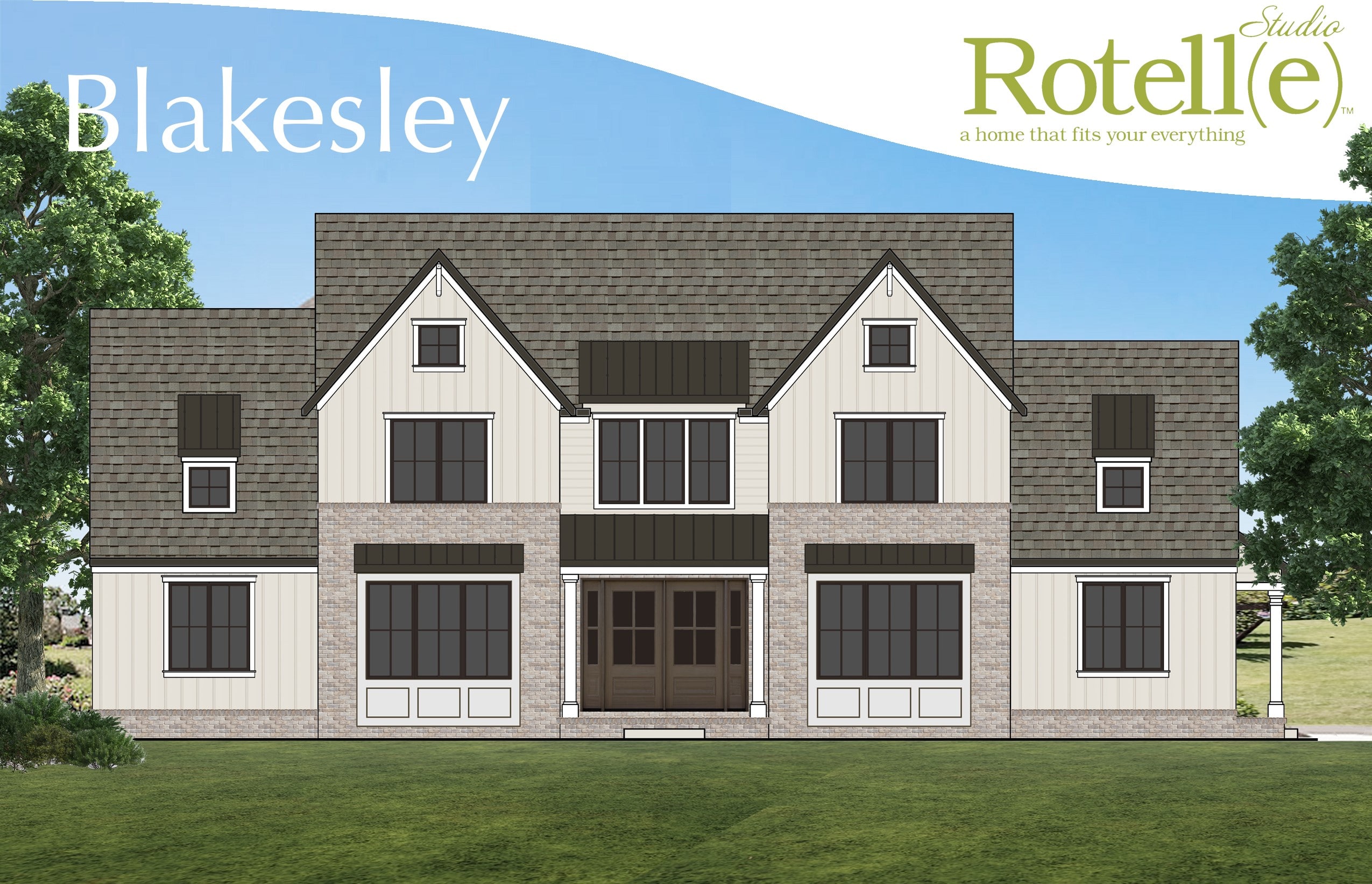 front elevation of the blakesley model from rotelle