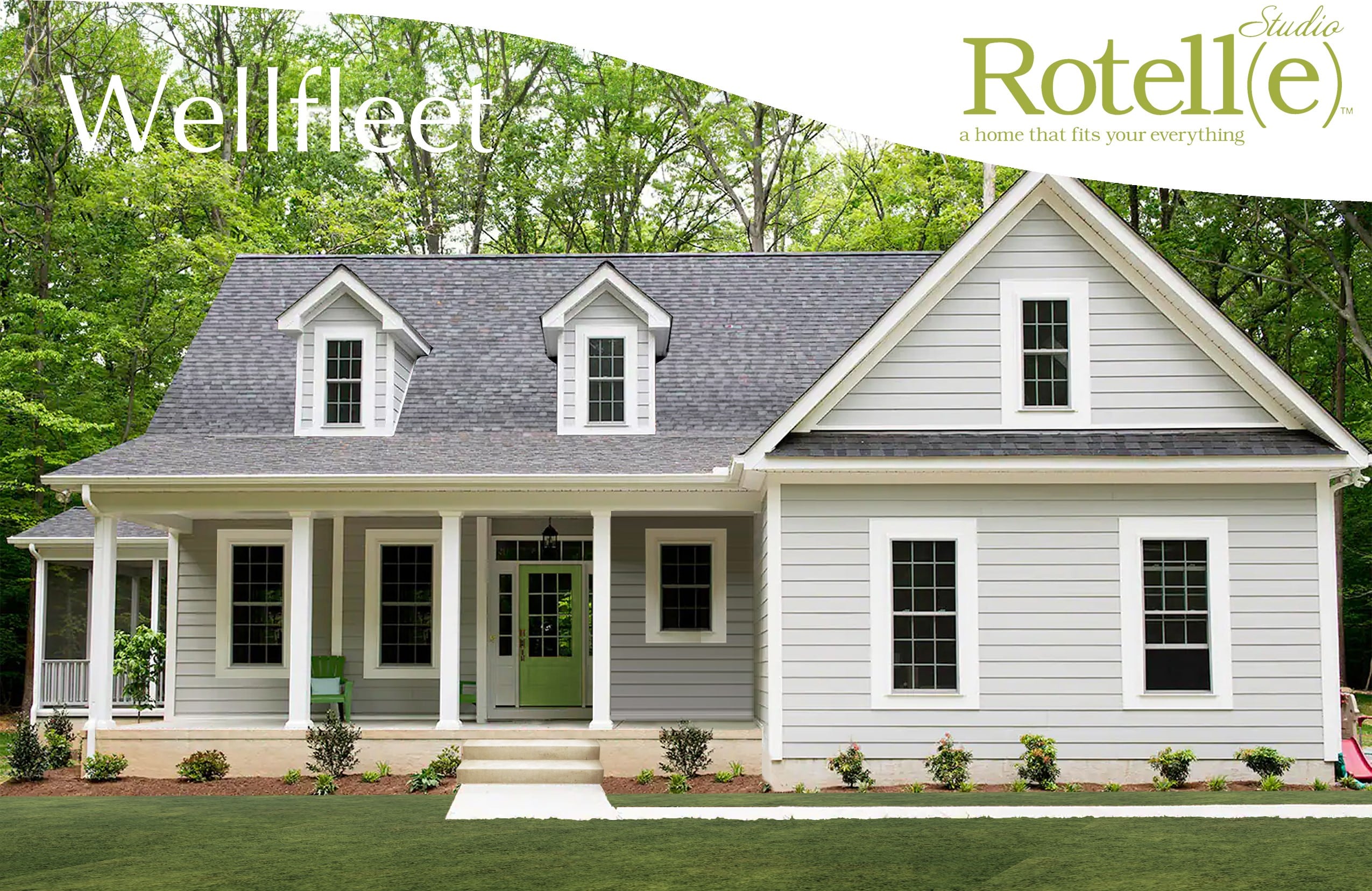 Front elevation of the wellfleet model from rotelle